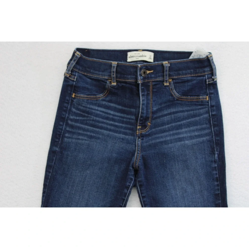 Abercrombie Kids Girls Dark Wash Skinny Jeans Size 16 Kids Slim Fit